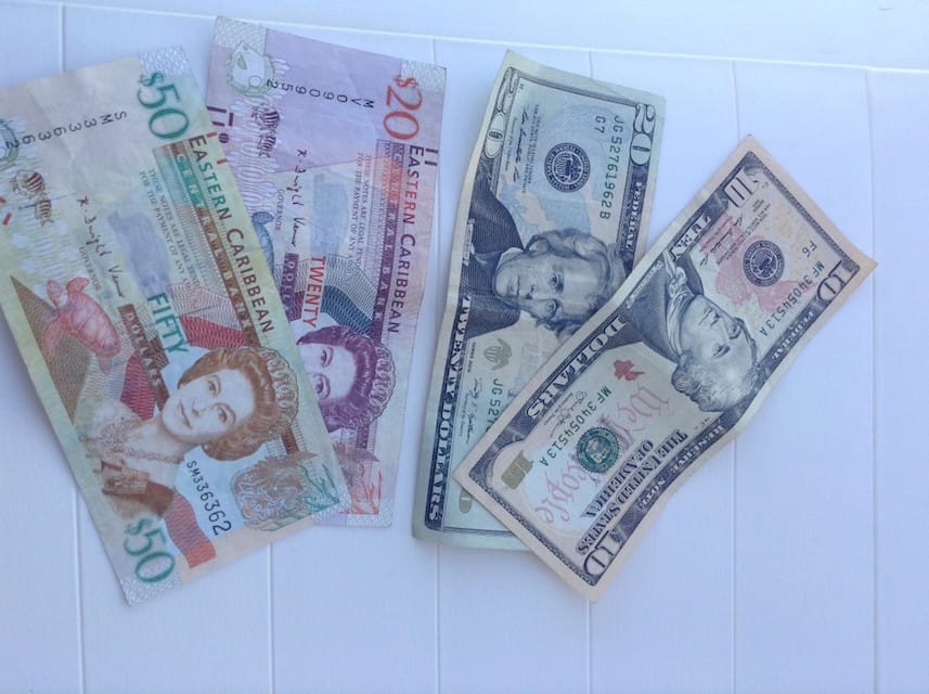 eastern caribbean dollars