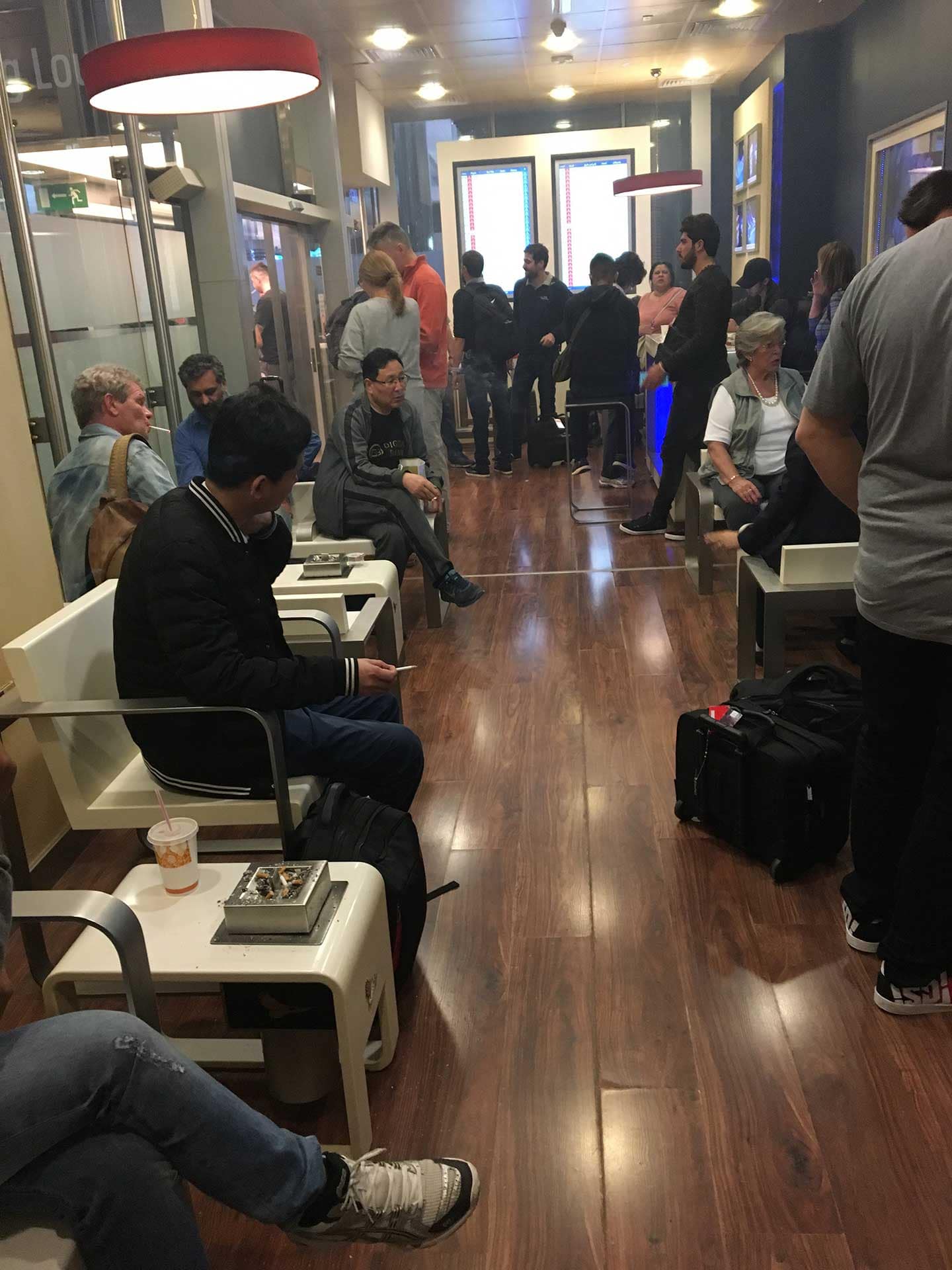 Smoking Area Dubai International